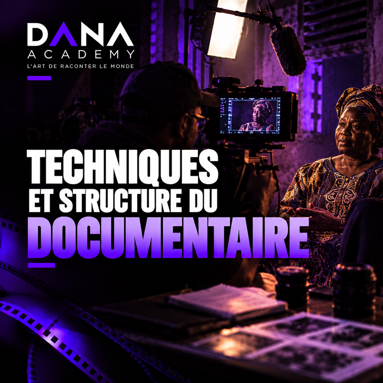 Couverture de la formation Techniques et Structure du Documentaire